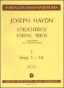 Trios Nr.1-14 fr 2 Violinen und Violoncello,  Studienpartitur Landon, H. C. Robbins, Ed