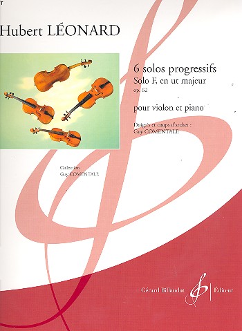 Solo progressif F ut majeur op.62 pour violon et piano