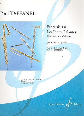 Fantaisie sur Les Indes Galantes pour flute et piano Bernold, Ph., rev.