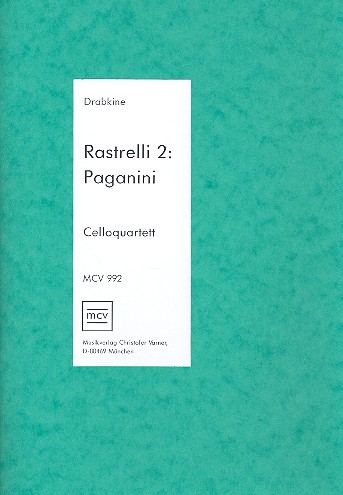 Rastrelli Nr.2 fr 4 Violoncelli Partitur und Stimmen