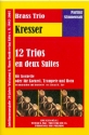 12 trios en 2 suites fr 3 Kornette (Kornett, Trompete und Horn) Partitur und Stimmen