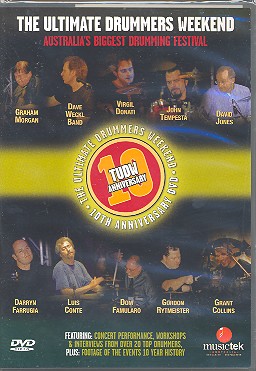 The ultimate drummers weekend 10th anniversary DVD-Video Australia's biggest drumming festival