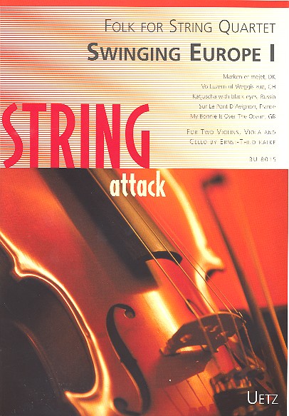 Swinging Europe Band 1 fr 2 Violinen, Viola und Violoncello Partitur und Stimmen