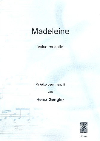 Medeleine Valse musette fr 2 Akkordeons