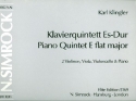 Quintett Es-Dur fr 2 Violinen, Viola, Violoncello und Klavier Stimmen