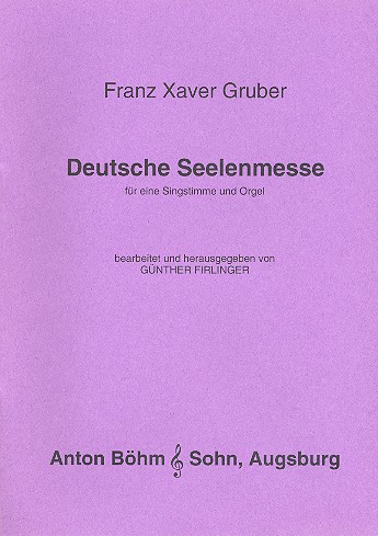 Deutsche Seelenmesse fr Singstimme und Orgel