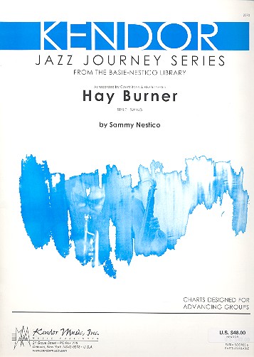 Hay Burner for Jazz Ensemble score and parts