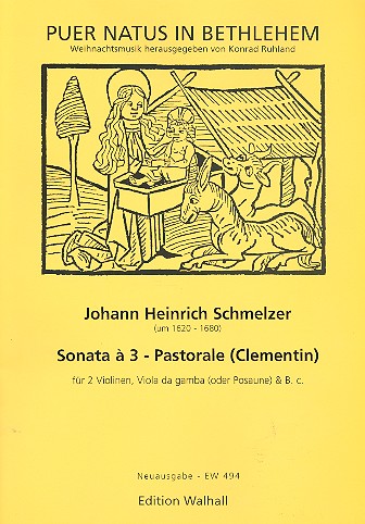 Sonata a 3 Pastorale fr 2 Violinen, Viola da gamba (Pos) und B.c.