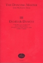 The Dancing Master vol.3 Dames and dances fr ein Melodieinstrument und B.c. 25 Melodien aus der Ausgabe 1728