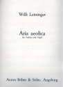 Aria aeolica fr Violine und Orgel