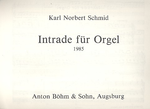 Intrade fr Orgel