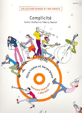 Complicite (+CD) pieces pour flute ou violon et harpe ou piano