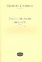 8 geistliche Gesnge fr Ba und Orgel