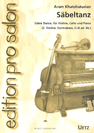Sbeltanz fr Violine, Cello und Klavier Partitur und Stimmen Rssler, Uwe,  Arr.
