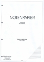 Notenpapier 12 Systeme mit Hilfslinien Din A4, Ringbucheinlagen, 100 Seiten, 50 Bltter