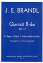 Quintett B-Dur op.14 fr Fagott, Violine, 2 Violen und Violoncello Partitur und Stimmen