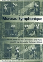 Morceau symphonique op.88 fr Baposaune und Klavier