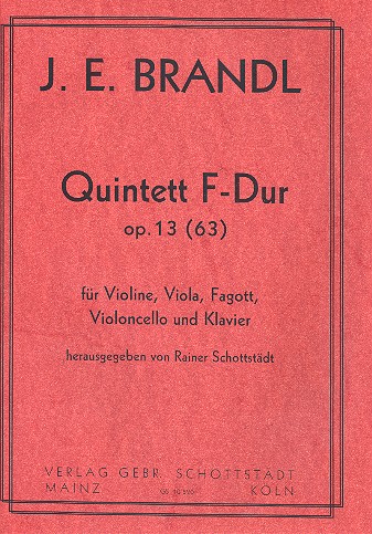 Quintett F-Dur op.63 (13) fr Fagott, Violine, Viola, Violoncello und Klavier