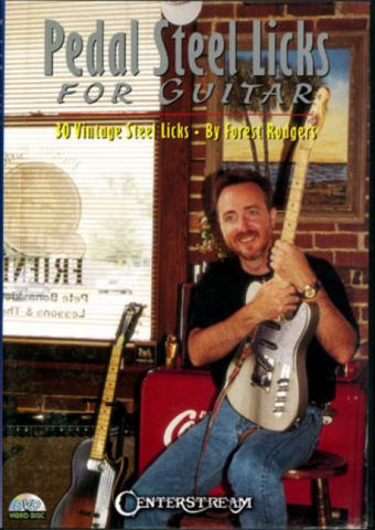 Pedal Steel Licks for guitar 30 vintage steel licks DVD-Video