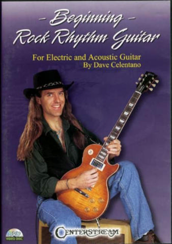 Beginning rock rhythm guitar DVD-VIDEO for electric and acoustic guitar