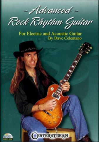 Advanced rock rhythm guitar DVD-VIDEO for electric and acoustic guitar
