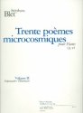 30 poemes microcosmiques op.41 vol.2 (nos.11-20) pour piano preparatoire /elementaire