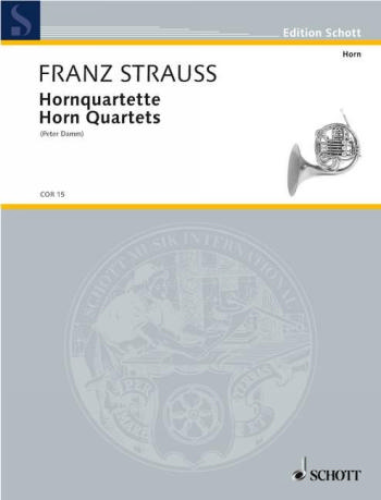 Hornquartette fr 4 Hrner Partitur und Stimmen