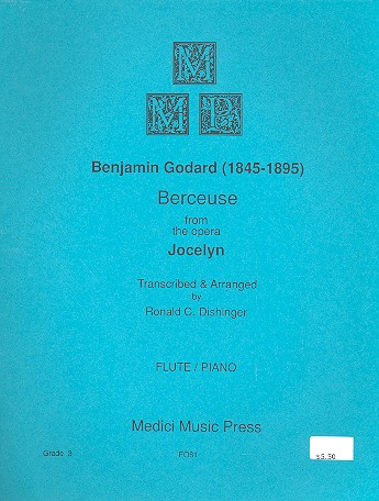 Berceuse from opera Jocelyn for flute and piano