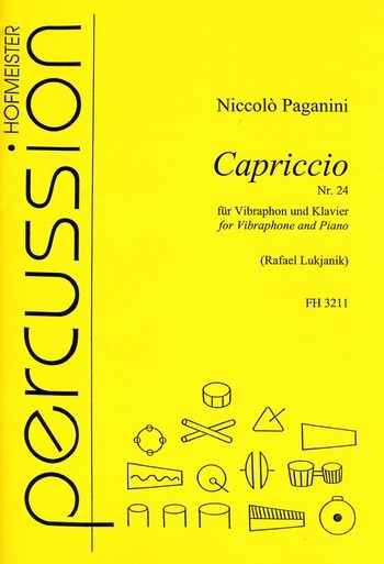 Capriccio Nr.24 fr Vibraphon und Klavier