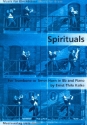 Spirituals for trombone (horn in b) and piano Kalke, Ernst-Thilo, ed