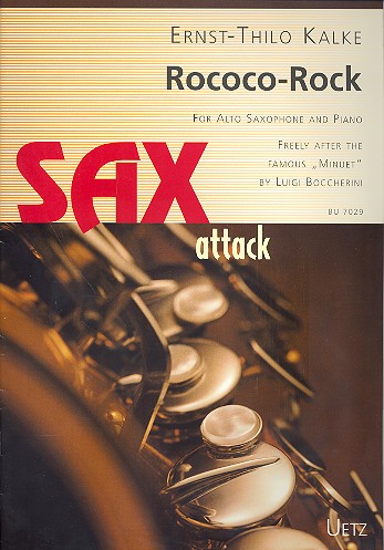 Rococo-Rock fr Altsaxophon und Klavier nach Menuett Kalke, Ernst-Thilo, ed