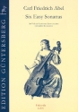 6 easy Sonattas für Viola da Gamba und Bc (andere Instrumente) Faksimile