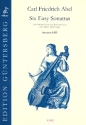 6 easy sonattas Sonaten I - III  fr Viola da Gamba und BC oder andere Instrumente Neuausgabe