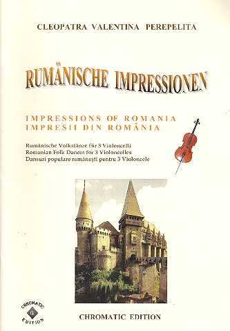 Rumnische Impressionen fr 3 Violoncelli Spielpartitur Rumnische Volkstnze