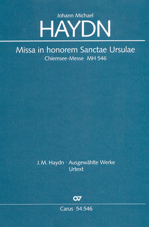 Missa in honorem Sanctae Ursulae MH546 fr Soli (SATB), gem Chor, Instrumente und Bc Partitur