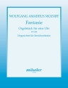 Fantasie d-Moll KV608 fr Streichorchester Partitur
