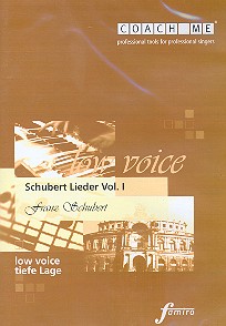 Lieder Band 1 fr tiefe Stimme CD mit Lern- und Begleitfassung