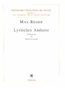 Lyrisches Andante fr Streichorchester Partitur
