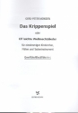 Das Krippenspiel  oder 11 leichte Weihnachtslieder fr 1stg. Kinderchor, Flte und Tasteninstrument Querflte/Blockflte in c
