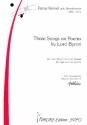 3 Songs on Poems by Lord Byron for high voice and piano score