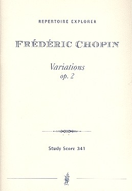 Variationen ber La ci darem la mano op.2 fr Klavier und Orchester Studienpartitur