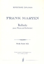 Ballade fr Klavier und Orchester Studienpartitur