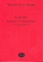 Suite no.9 fr Traversflte (Sopranblockflte) und Bc