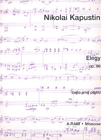 Elegy op.96 for cello and piano
