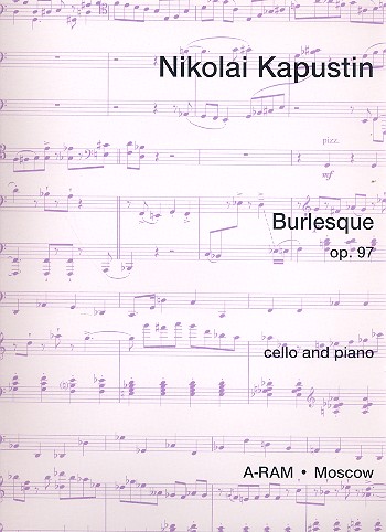 Burlesque op.97 for cello and piano