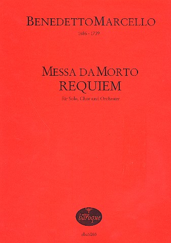 Messa da morto Requiem fr Solo, gem Chor und Orchester, Partitur (la)
