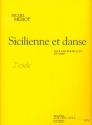 Sicilienne et danse cycle 2 pour saxophone alto et piano