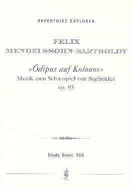 Oedipus at Kolonos op.93 Schauspielmusik Studienpartitur