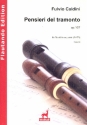 Pensieri del tramonto op.107 fr 4 Blockften (SATB) Partitur und Stimmen