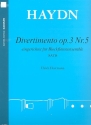 Divertimento op.3,5 fr 4 Blockflten (SATB) Partitur und Stimmen Herrmann, Ulrich, ed
